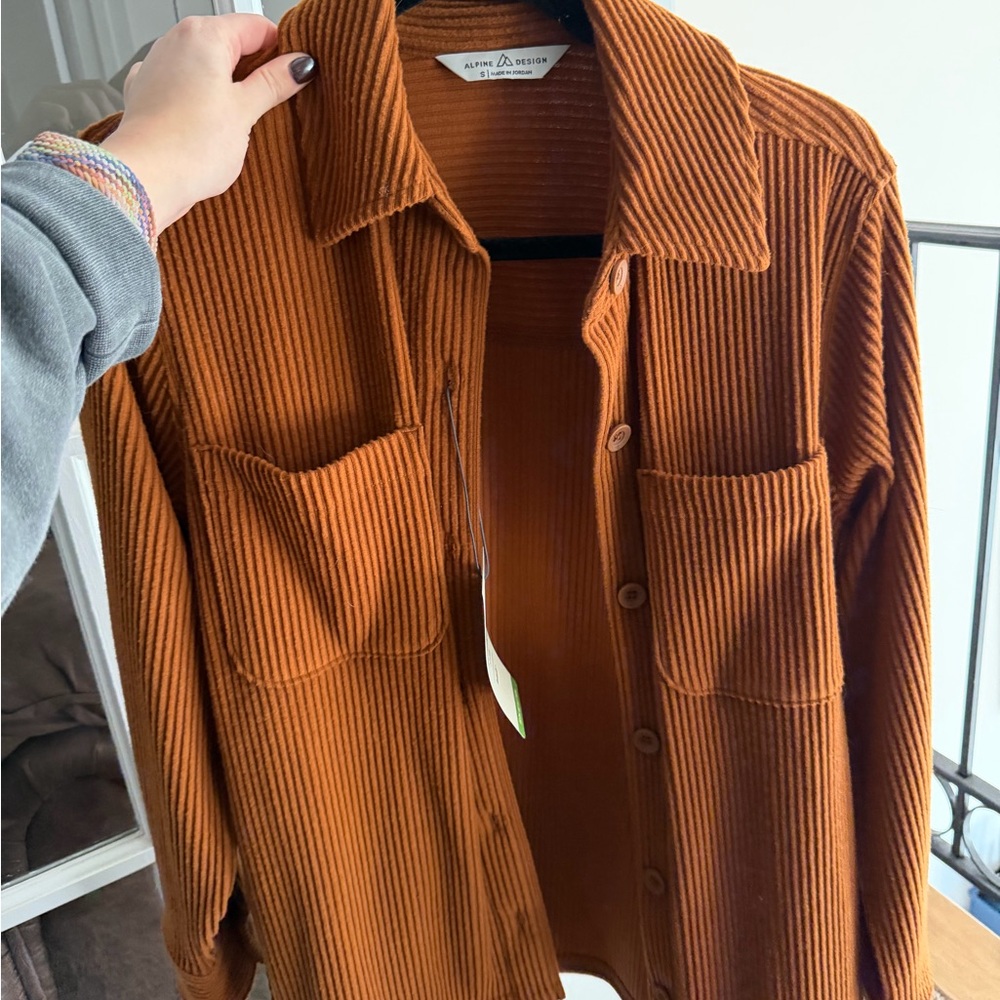 Alpine Design Rust Corduroy Shirt